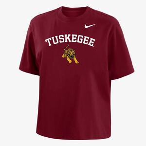 Nike College (Tuskegee) Women&#039;s Boxy T-Shirt W11122P107H-TUS