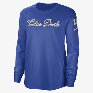 Duke Women&#039;s Nike College Crew-Neck Long-Sleeve Top FJ9941-480