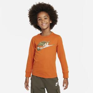 Nike Snowscape Futura Long Sleeve Tee Little Kids T-Shirt 86L479-N3X