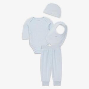 Nike 4-Piece Velour Embossed Swoosh Boxed Set Baby 4-Piece Bodysuit Set NN0998-U5M