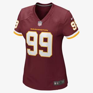 NFL Washington Football Team (Chase Young) Women&#039;s Game Football Jersey 67NWWAGHRSF-2NN