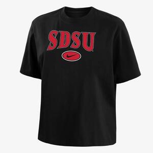 San Diego State Women&#039;s Nike College Boxy T-Shirt W11122P750-SDS