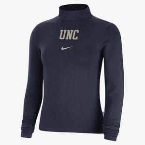 UNC Essential Women&#039;s Nike College Long-Sleeve Mock Top FB1212-419