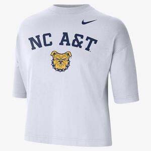 Nike College (North Carolina A&amp;T State) Women&#039;s Boxy T-Shirt W11122P107H-NCA