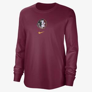 Florida State Women&#039;s Nike College Crew-Neck Long-Sleeve T-Shirt FN6459-692