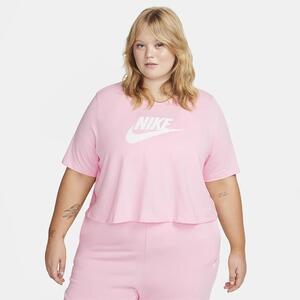 Nike Sportswear Essential Women&#039;s Cropped Logo T-Shirt (Plus Size) FB2959-691