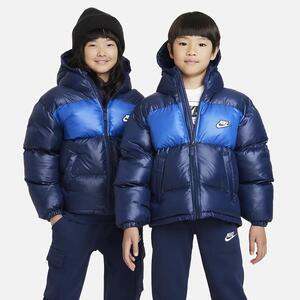 Nike Sportswear Heavyweight Synthetic Fill EasyOn Big Kids&#039; Therma-FIT Repel Loose Hooded Jacket FD2846-410