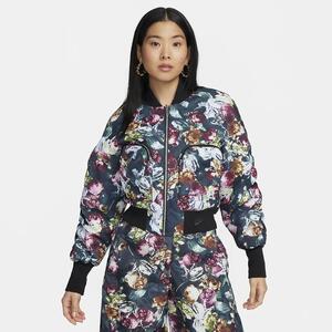 Nike Sportswear Tech Pack Women&#039;s Therma-FIT Oversized Reversible Floral Bomber Jacket FB8811-681