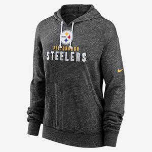 Nike Gym Vintage (NFL Pittsburgh Steelers) Women&#039;s Pullover Hoodie NKZQ00A7L-06I