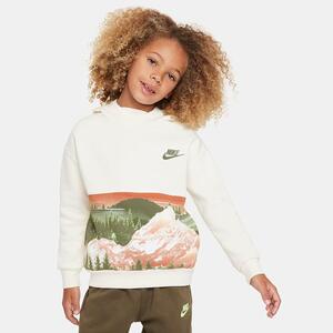 Nike Sportswear Snow Day Fleece Printed Pullover Little Kids Hoodie 86L391-W5T