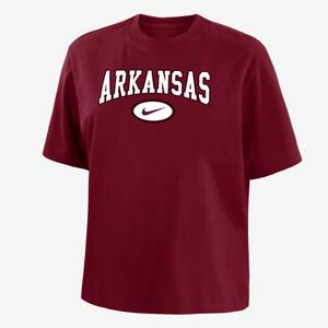 Arkansas Women&#039;s Nike College Boxy T-Shirt W11122P750-ARK