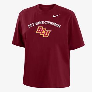 Nike College (Bethune-Cookman) Women&#039;s Boxy T-Shirt W11122P107H-BET