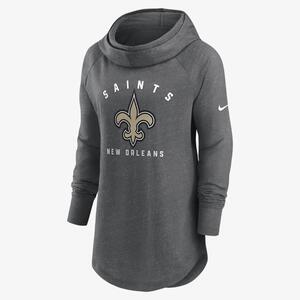 Nike Team (NFL New Orleans Saints) Women&#039;s Pullover Hoodie NKZE07F7W-06G