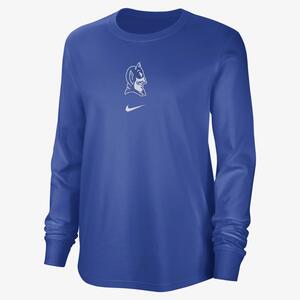 Duke Women&#039;s Nike College Crew-Neck Long-Sleeve T-Shirt FN6457-480