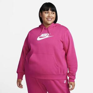 Nike Sportswear Club Fleece Women&#039;s Pullover Hoodie (Plus Size) DV5091-615