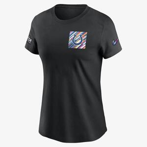 Indianapolis Colts Crucial Catch Sideline Women&#039;s Nike NFL T-Shirt 24300AZUE-ARJ