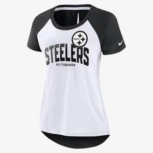 Pittsburgh Steelers Fashion Women&#039;s Nike NFL Top 017O99PH7L-06B