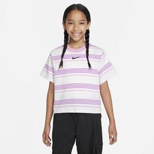 Nike Sportswear Essentials+ Big Kids&#039; (Girls&#039;) Boxy T-Shirt FJ6788-100
