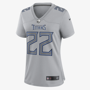 NFL Tennessee Titans Atmosphere (Derrick Henry) Women&#039;s Fashion Football Jersey 22NWATMS8FF-00J