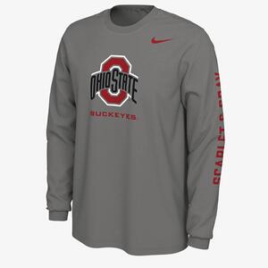 Ohio State Men&#039;s Nike College Long-Sleeve T-Shirt HF7591-002