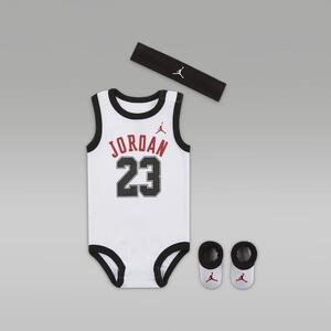 Jordan 3-Piece Mesh Jersey Bodysuit Box Set Baby 3-Piece Bodysuit Box Set NJ0598-001