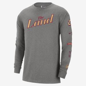 Cleveland Cavaliers 2023/24 City Edition Men&#039;s Nike NBA Max90 Long-Sleeve T-Shirt FN1101-063
