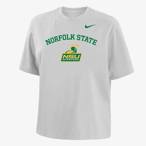Nike College (Norfolk State) Women&#039;s Boxy T-Shirt W11122P107H-NOR