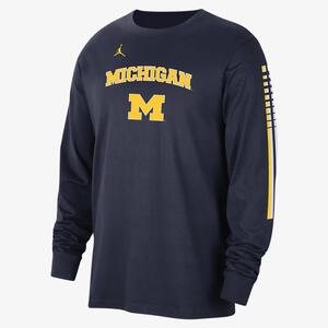 Michigan Men&#039;s Jordan College Long-Sleeve T-Shirt FN6382-419