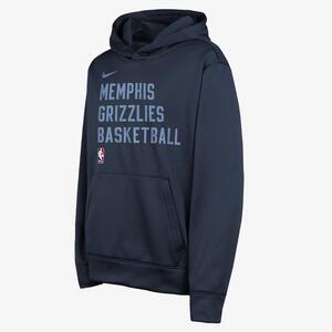 Memphis Grizzlies Big Kids&#039; Nike Dri-FIT NBA Pullover Hoodie 9Z2B7FGS6-MEM