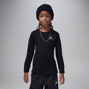 Jordan MJ Essentials Waffle Knit Long Sleeve Tee Little Kids T-Shirt 85C800-023