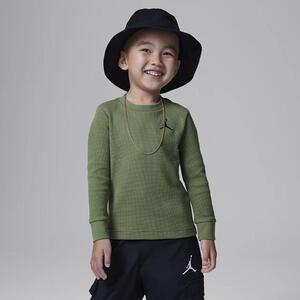 Jordan MJ Essentials Waffle Knit Long Sleeve Tee Toddler T-Shirt 75C800-EF9