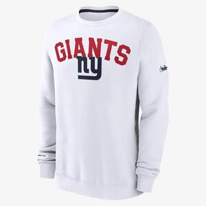 New York Giants Athletic Team Men&#039;s Nike NFL Pullover Crew NKPU081K8IV-8ZS
