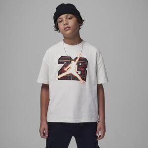 Jordan Plaid Pack 23 Tee Big Kids T-Shirt 95C822-W39