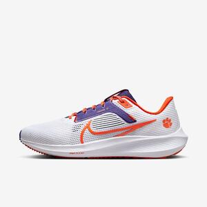 Nike Pegasus 40 (Clemson) Men&#039;s Road Running Shoes DZ5966-100