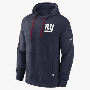 New York Giants Layered Logo Statement Men&#039;s Nike NFL Pullover Hoodie NKGY069K8IV-99H