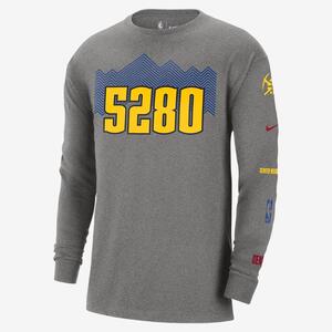 Denver Nuggets 2023/24 City Edition Men&#039;s Nike NBA Max90 Long-Sleeve T-Shirt FN1104-063