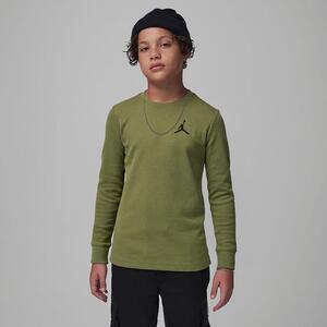 Jordan MJ Essentials Waffle Knit Long Sleeve Tee Big Kids T-Shirt 95C800-EF9