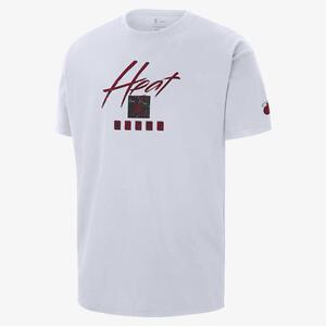 Miami Heat Courtside Statement Edition Men&#039;s Jordan NBA Max90 T-Shirt FN1073-100