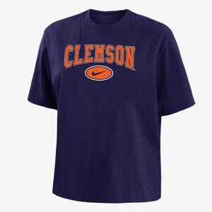 Clemson Women&#039;s Nike College Boxy T-Shirt W11122P750-CLM
