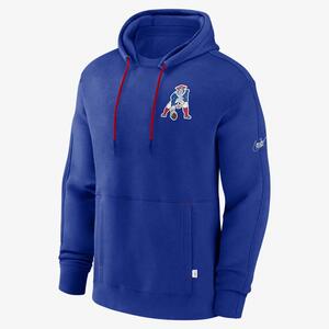 New England Patriots Layered Logo Statement Men&#039;s Nike NFL Pullover Hoodie NKGY059K8KV-99H
