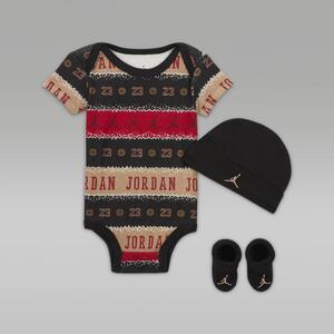 Jordan MJ Holiday 3-Piece Boxed Set Baby Bodysuit Set NJ0641-R78