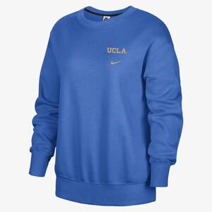 UCLA Club Fleece Women&#039;s Nike College Oversized Fit Crew-Neck Sweatshirt FJ8950-403
