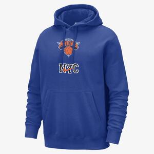 New York Knicks Club Fleece City Edition Men&#039;s Nike NBA Pullover Hoodie FB4822-495
