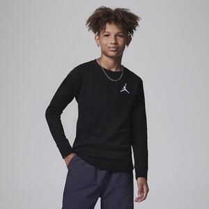 Jordan MJ Essentials Waffle Knit Long Sleeve Tee Big Kids T-Shirt 95C800-023