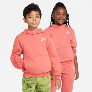 Nike Sportswear Club Fleece Big Kids&#039; Pullover Hoodie FD3000-655