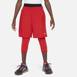 Nike Pro Dri-FIT Big Kids&#039; (Boys&#039;) 3/4-Length Tights FJ6819-657