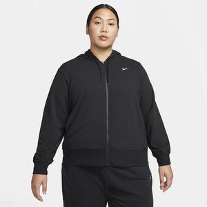 Nike Dri-FIT One Women&#039;s Full-Zip French Terry Hoodie (Plus Size) FB5202-010