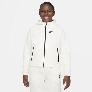 Nike Sportswear Tech Fleece Big Kids&#039; (Girls&#039;) Full-Zip Hoodie (Extended Size) FD2980-110