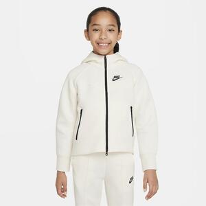 Nike Sportswear Tech Fleece Big Kids&#039; (Girls&#039;) Full-Zip Hoodie FD2979-110