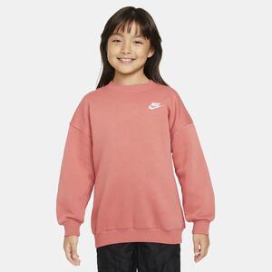 Nike Sportswear Club Fleece Big Kids&#039; (Girls&#039;) Oversized Sweatshirt FD2923-655